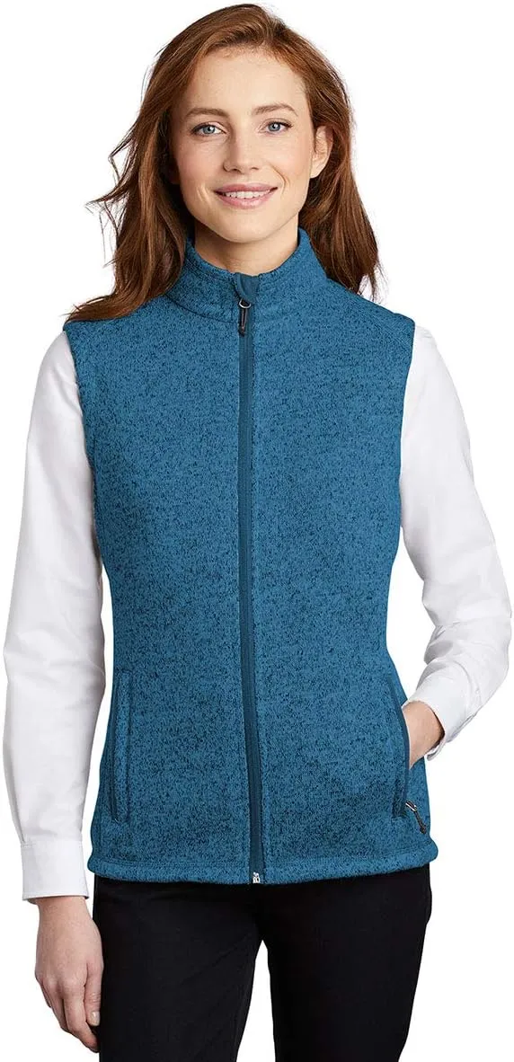 Port Authority Ladies Sweater Fleece Vest