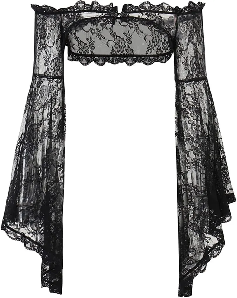 Punk Shrug for Women or Teen Girls Gothic Goth Crop Top