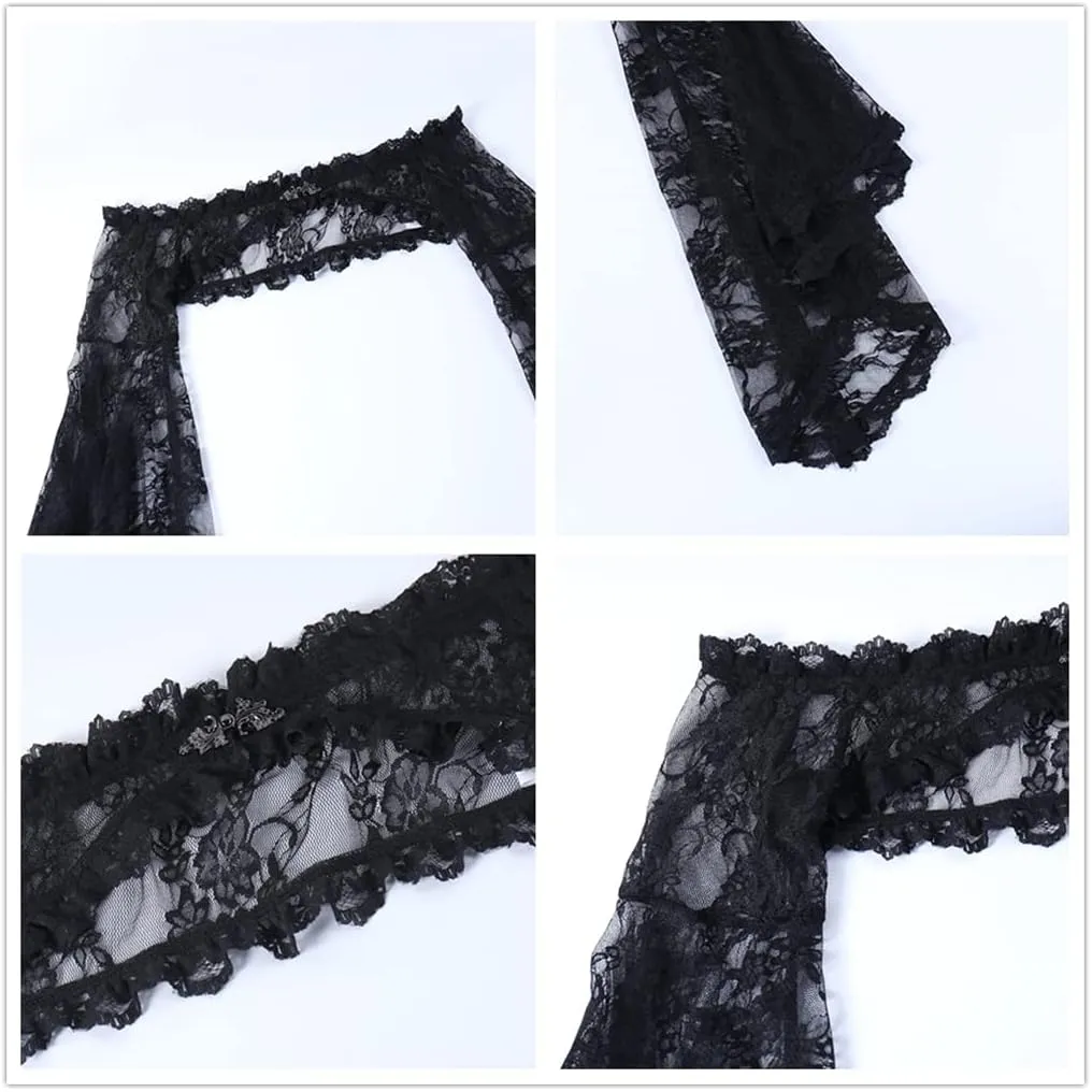 Punk Shrug for Women or Teen Girls Gothic Goth Crop Top