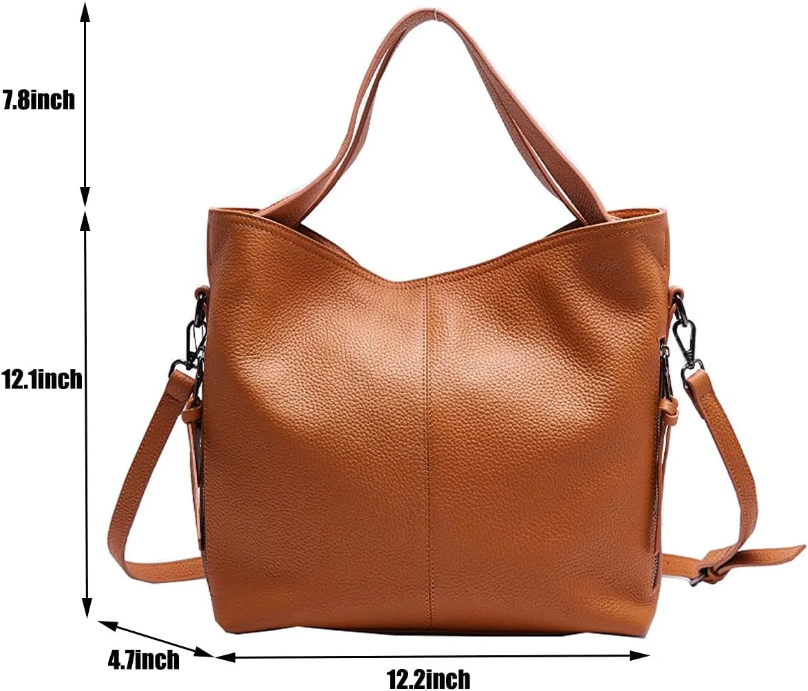 Purses and Handbags for Women Genuine Leather Shoulder Tote Bags Top Handle Satchel