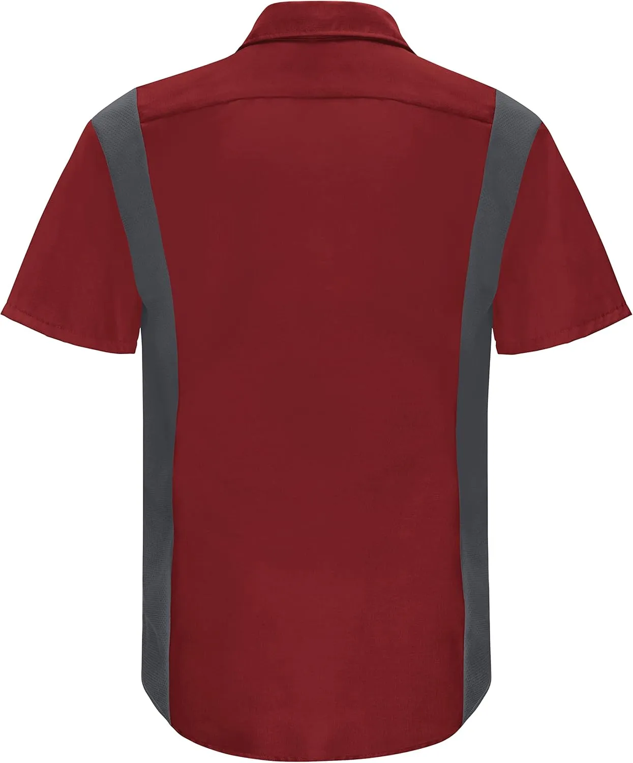 Red Kap Men's Short Sleeve Performance Plus Shop Shirt with Oilblok Technology