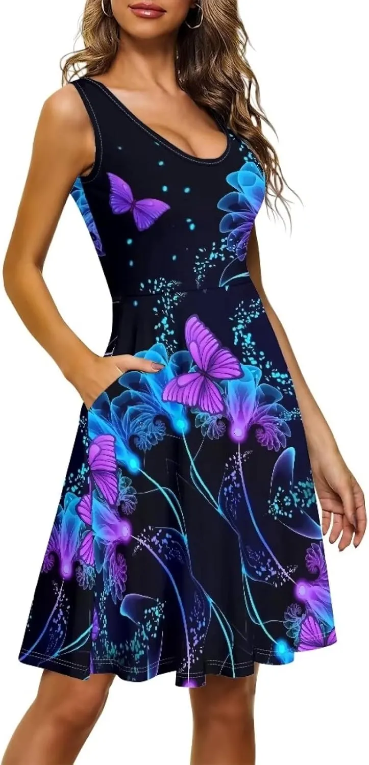 Renewold Women's Dresses Women's Casual Dresses Women's Swimsuits & Cover Ups Tank Top Dress