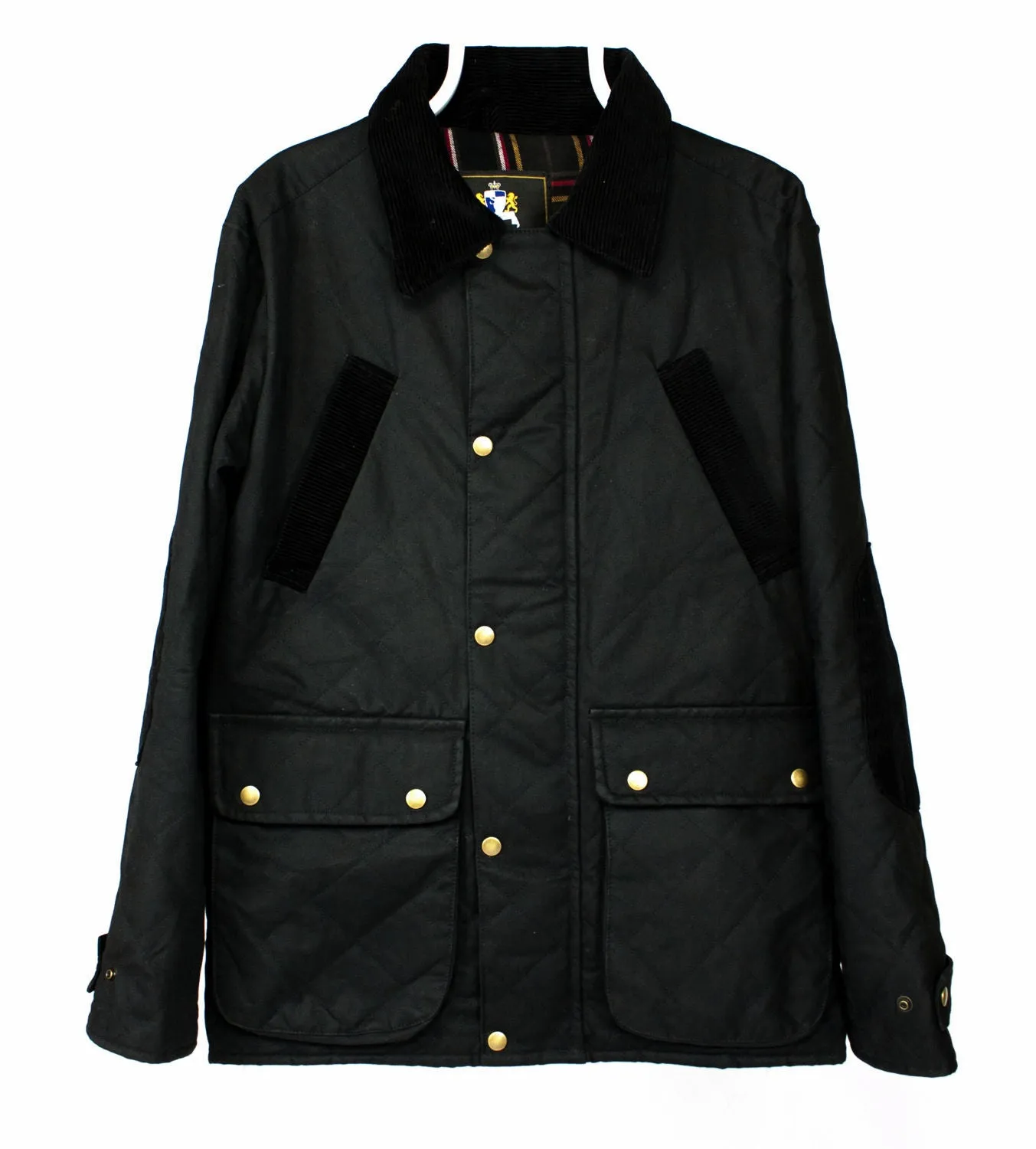 SAVVY CITIZEN Waxed Cotton Quilted Jacket, S