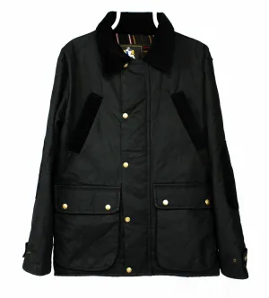 SAVVY CITIZEN Waxed Cotton Quilted Jacket, S