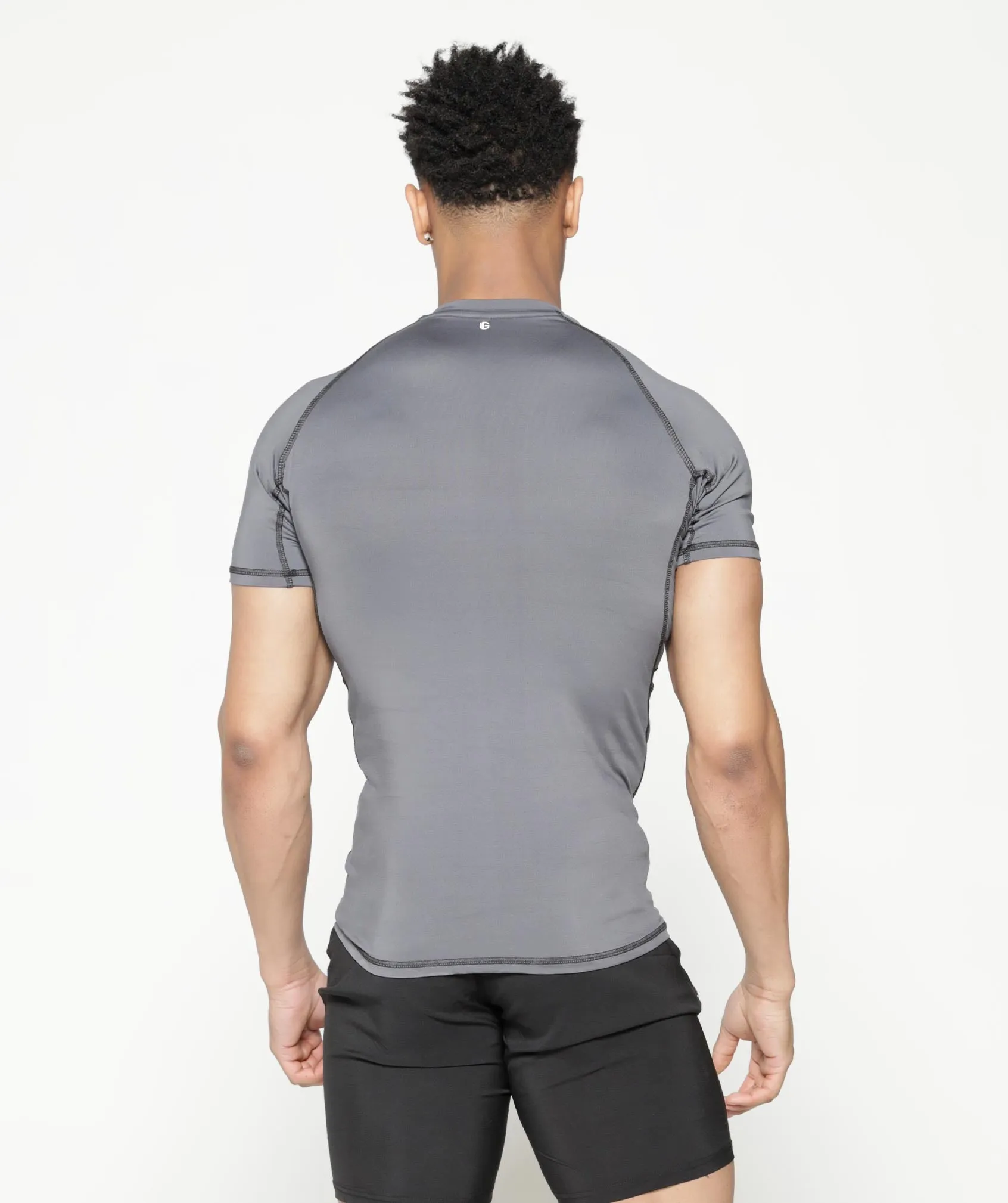 Short Sleeve Compression T | Grey