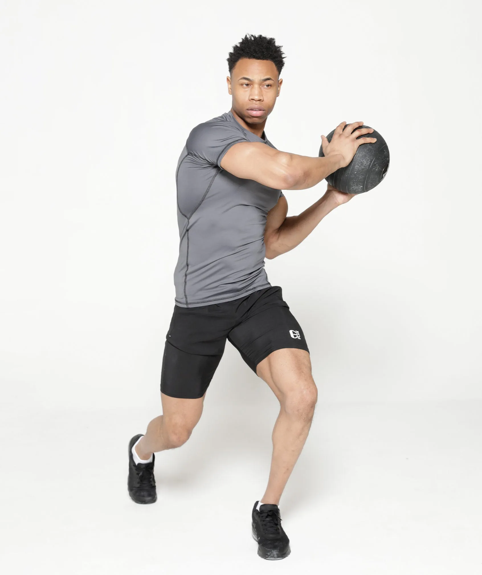 Short Sleeve Compression T | Grey