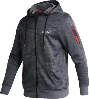 Spyder Men's Active Sweatshirt - Performance Tech Fleece Zip Hoodie Sweatshirt - Workout Full Zip Track Jacket for Men (S-XL)
