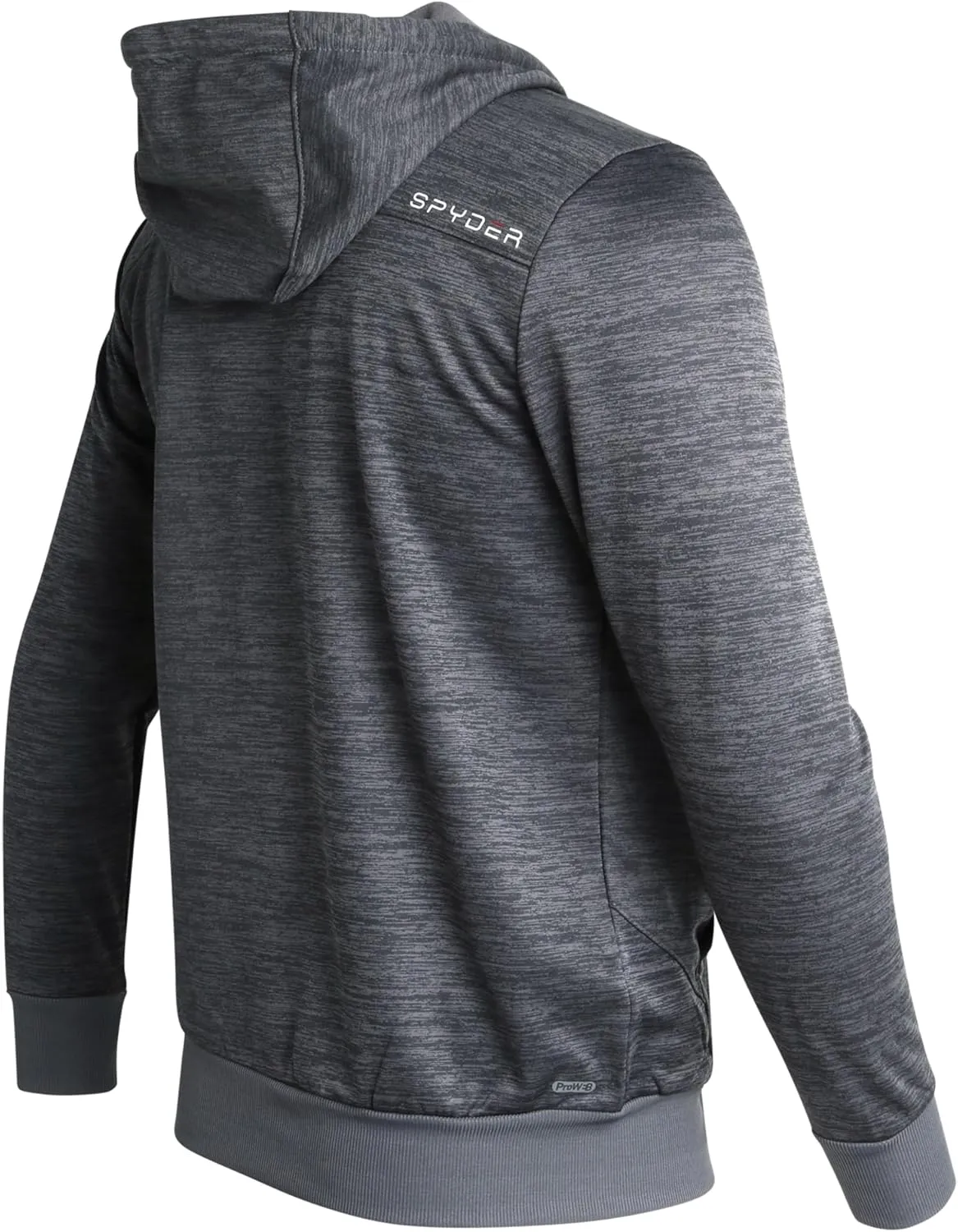 Spyder Men's Active Sweatshirt - Performance Tech Fleece Zip Hoodie Sweatshirt - Workout Full Zip Track Jacket for Men (S-XL)