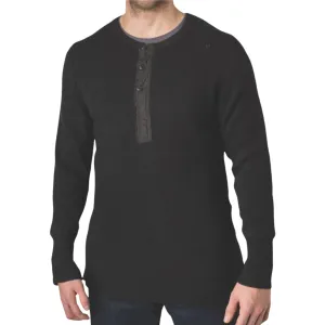 Stanfield's Men's Heritage Heavy Weight Wool Henley 1328 - Long Sleeve, 80% Wool/20% Nylon, Flatlock Seams, Superior Warmth & Durability | Sizes S-2XL
