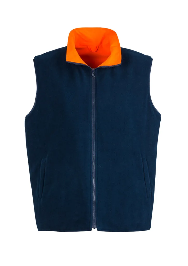 Syzmik ZV358 Mens Hi Vis Lightweight Fleece Lined Vest