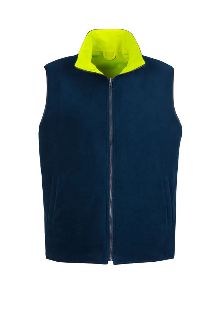 Syzmik ZV358 Mens Hi Vis Lightweight Fleece Lined Vest
