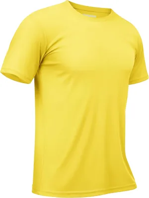 TACVASEN Swim Shirts for Men Rash Guard SPF Short Sleeve Sun T-Shirt UPF 50 Quick Dry Lightweight Fishing Water Shirt