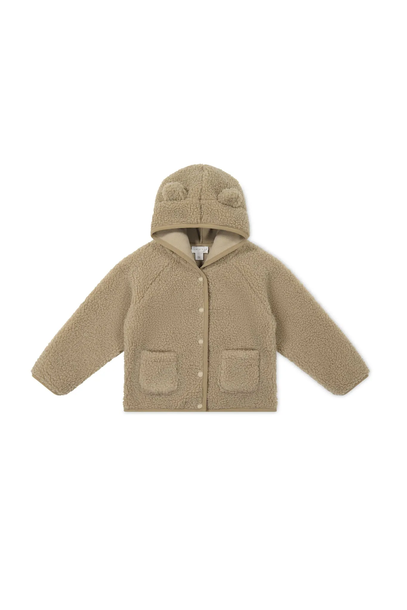 Tatum Sherpa Jacket - Cashew