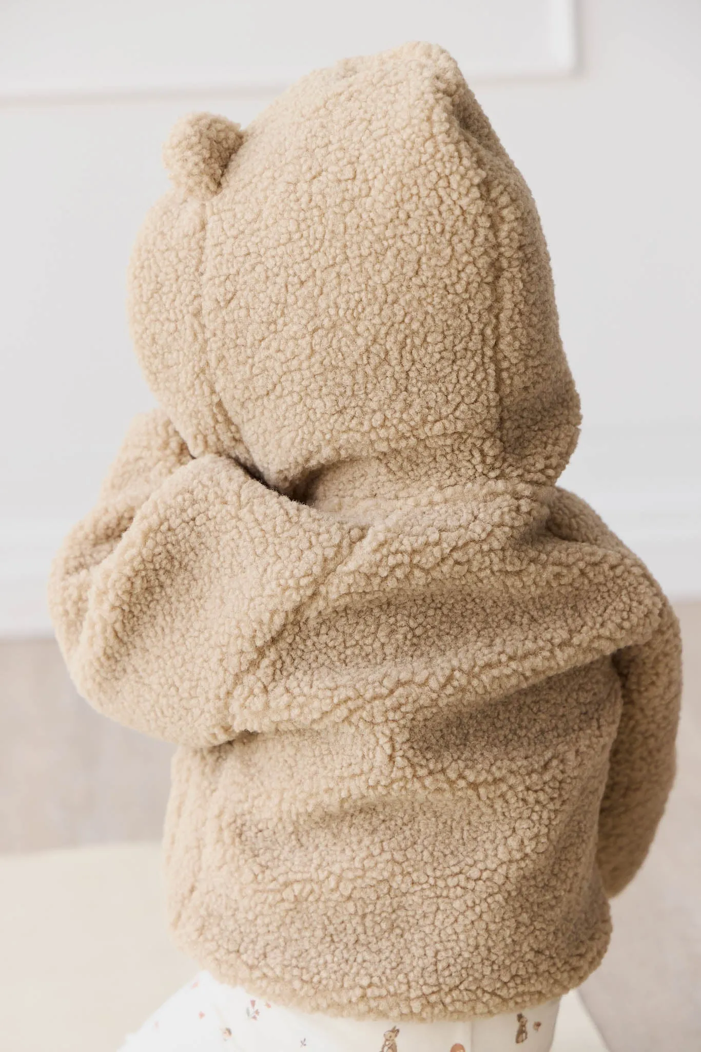 Tatum Sherpa Jacket - Cashew