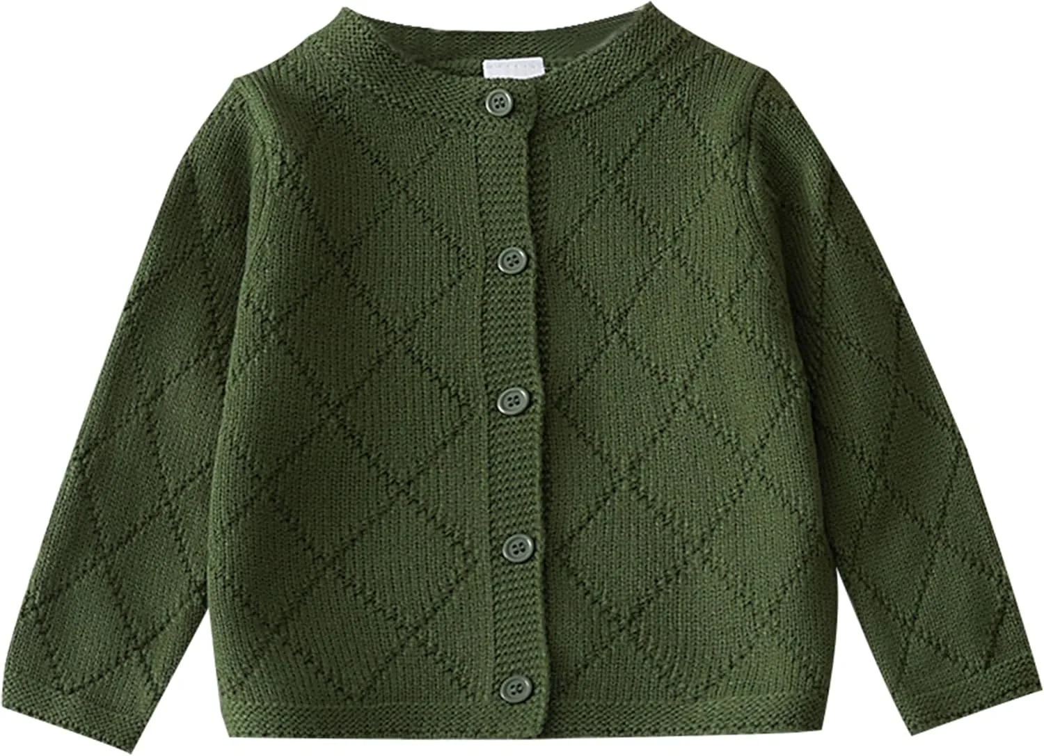 Toddler Baby Girls' Cardigan Sweaters Open Front Long Sleeve Knit Outwear for Girls