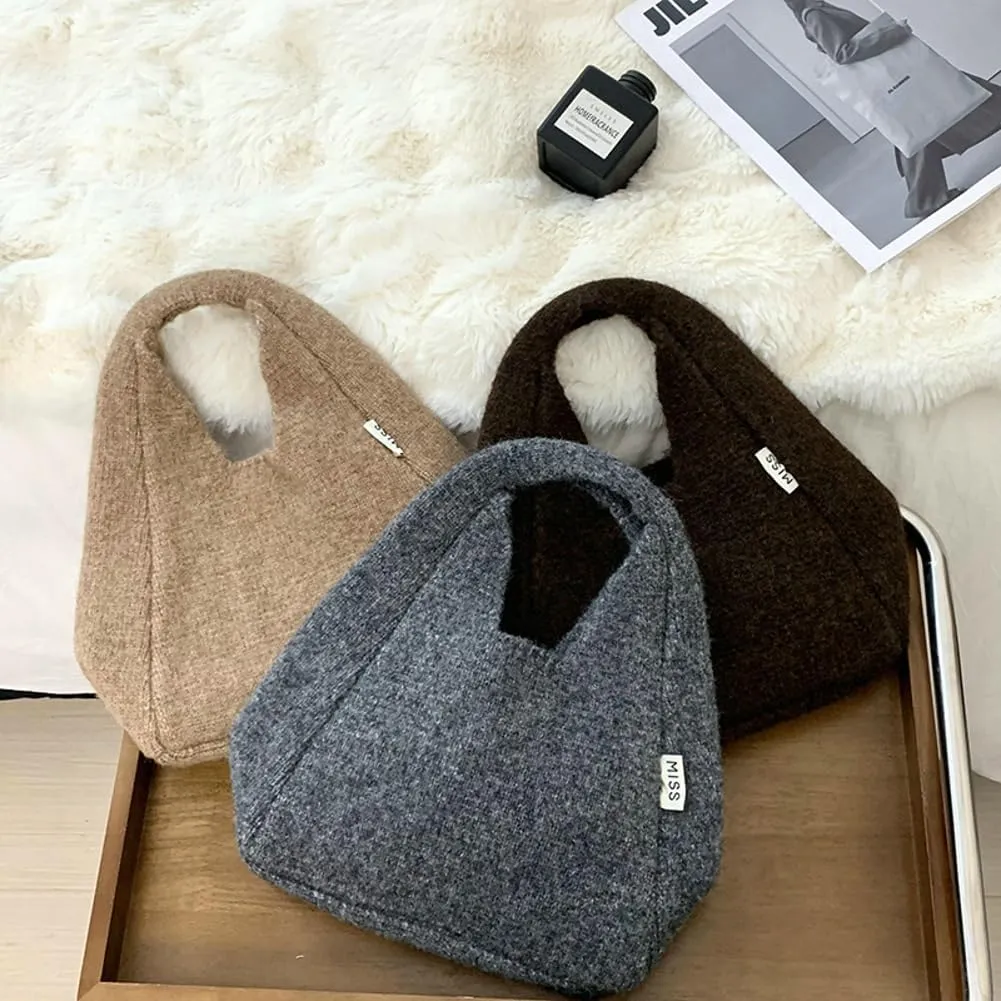 Tote Bag for Women Small Shoulder Purse Handbag Retro Classic Clutch Hobo Tote Bag Winter Fall