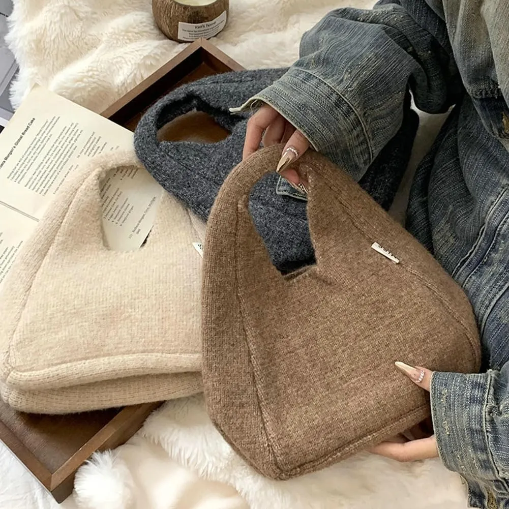 Tote Bag for Women Small Shoulder Purse Handbag Retro Classic Clutch Hobo Tote Bag Winter Fall