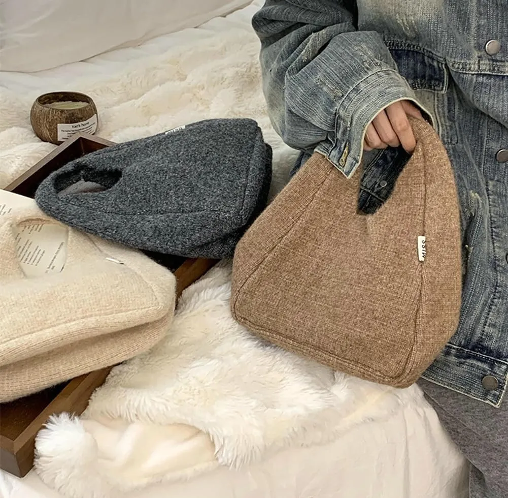 Tote Bag for Women Small Shoulder Purse Handbag Retro Classic Clutch Hobo Tote Bag Winter Fall