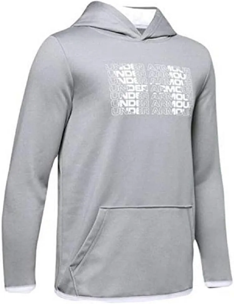 Under Armour Boys' Fleece Branded Hoodie