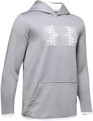 Under Armour Boys' Fleece Branded Hoodie