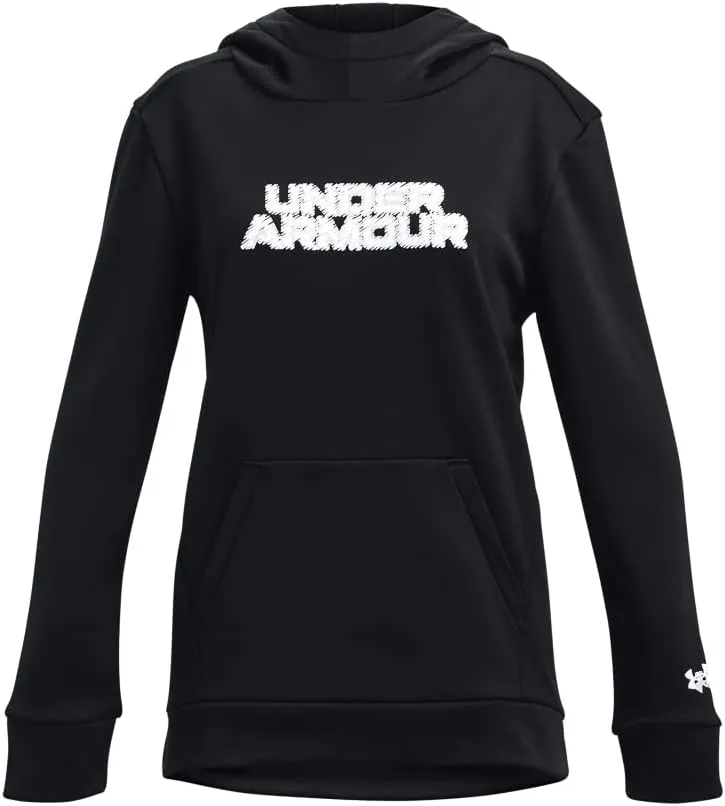 Under Armour Girls' Armour Fleece Branded Hoodie
