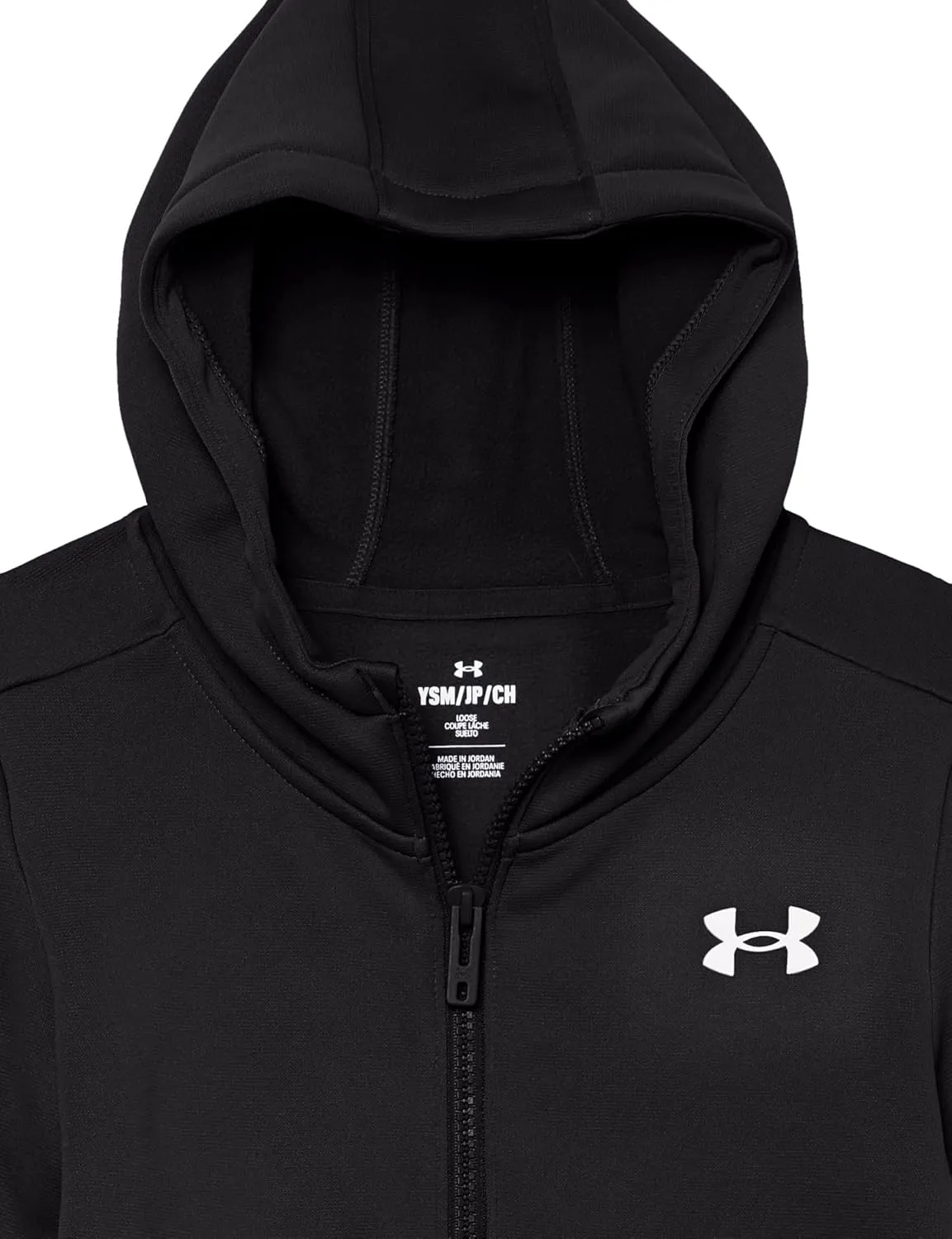Under Armour Girls Armour Fleece Full Zip Hoodie