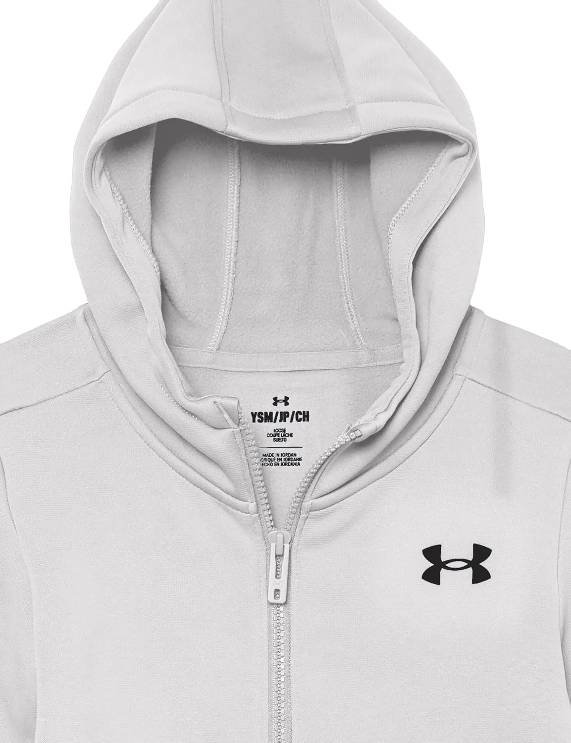 Under Armour Girls Armour Fleece Full Zip Hoodie