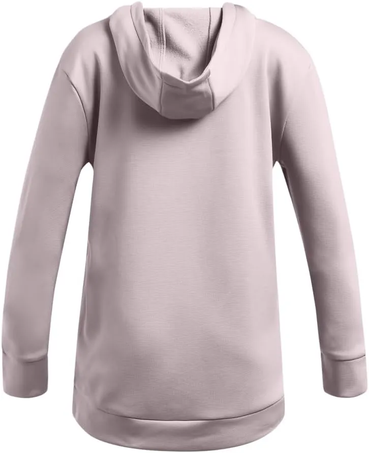 Under Armour Girls' Armour Fleece Iridescent Big Logo Hoodie