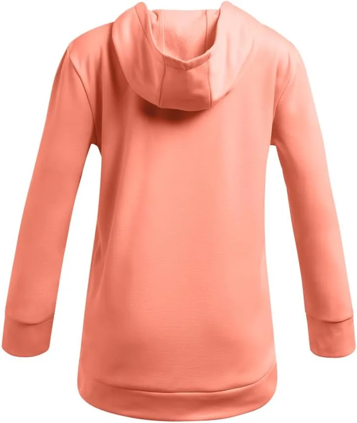 Under Armour Girls' Armour Fleece Iridescent Big Logo Hoodie