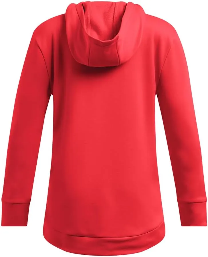 Under Armour Girls' Armour Fleece Iridescent Big Logo Hoodie
