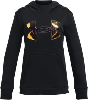 Under Armour Girls Armourfleece Iridescent Big Logo Hoodie
