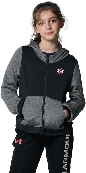 Under Armour Girls' Fleece Full-Zip T-Shirt