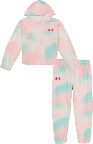 Under Armour girls Hoodie Set, Bottoms & Hoodie, Lightweight & Relaxed Fit