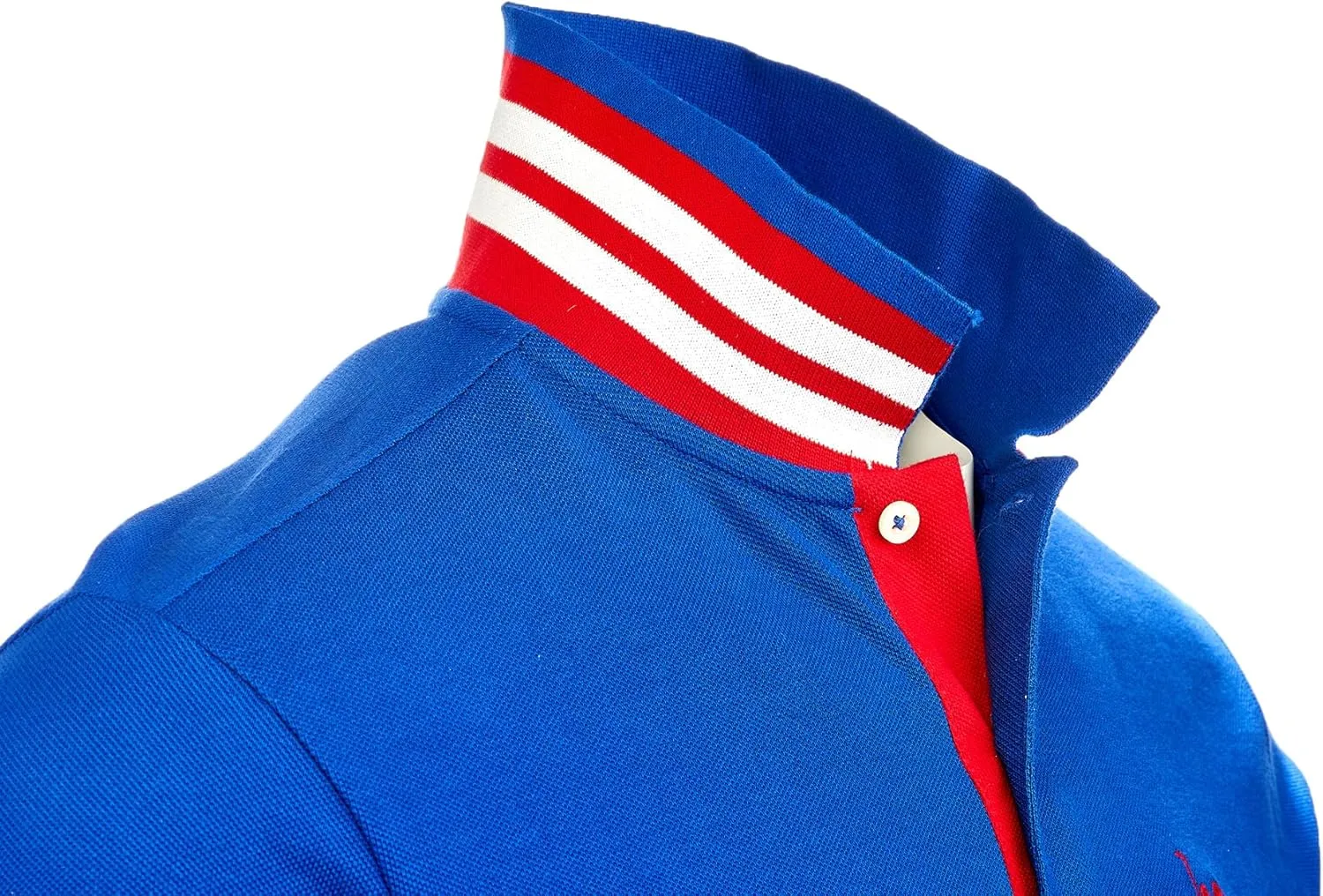 U.S. Polo Assn. Men's Short-Sleeve Polo Shirt with Applique, Casual Summer Slim Fit Polo Shirt with Contrast Color