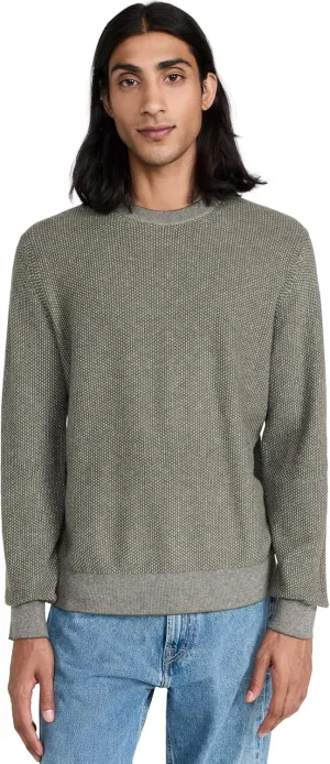 Vince Men's Geo Jacquard Crew Sweater