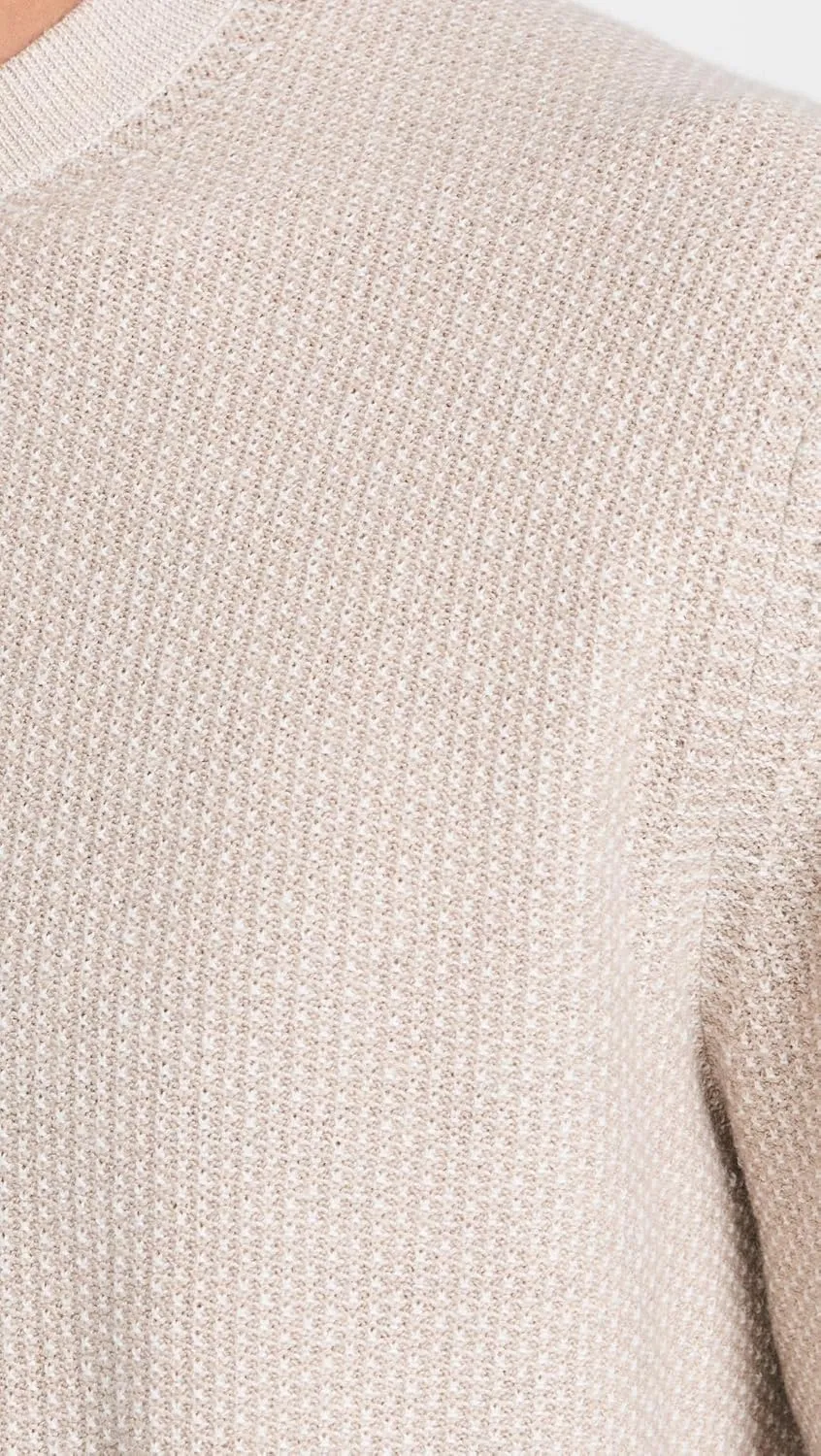 Vince Men's Geo Jacquard Crew Sweater