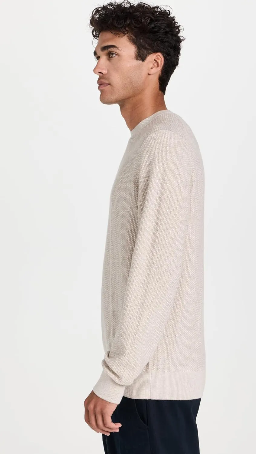 Vince Men's Geo Jacquard Crew Sweater