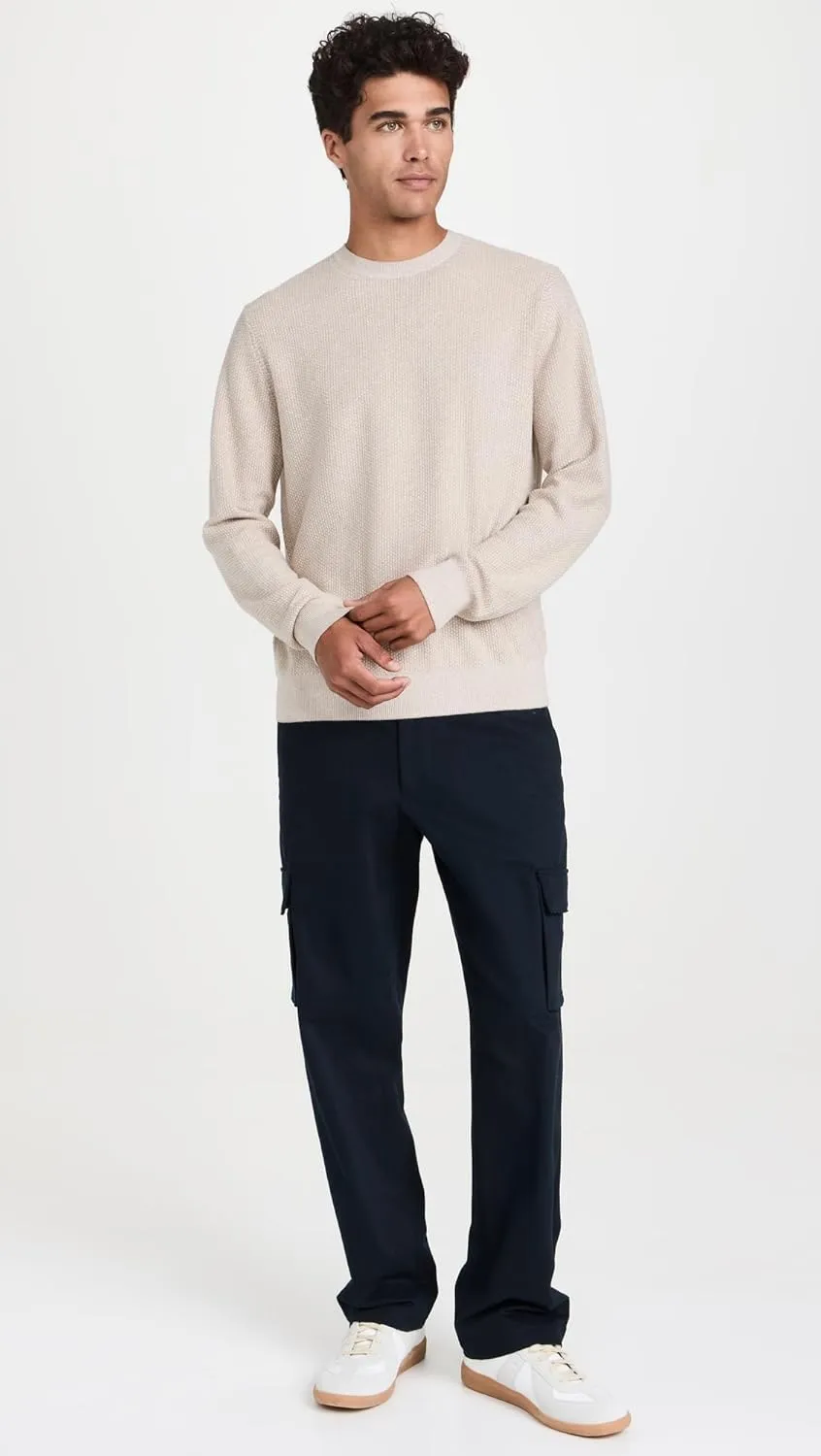 Vince Men's Geo Jacquard Crew Sweater