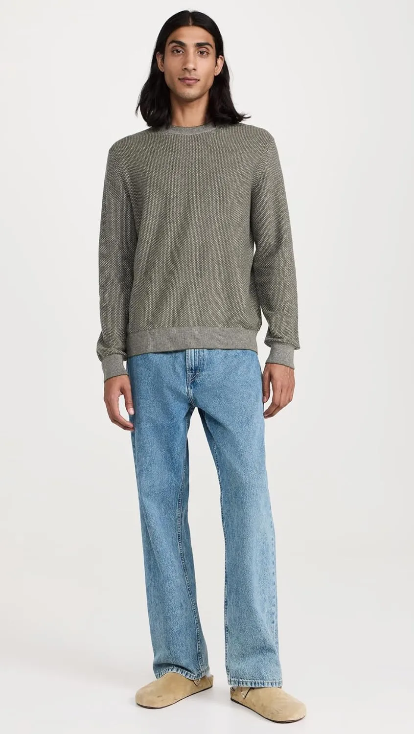 Vince Men's Geo Jacquard Crew Sweater