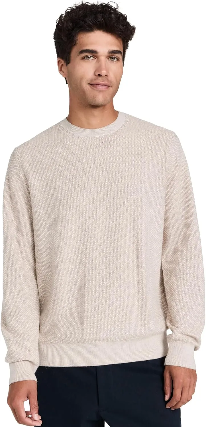 Vince Men's Geo Jacquard Crew Sweater
