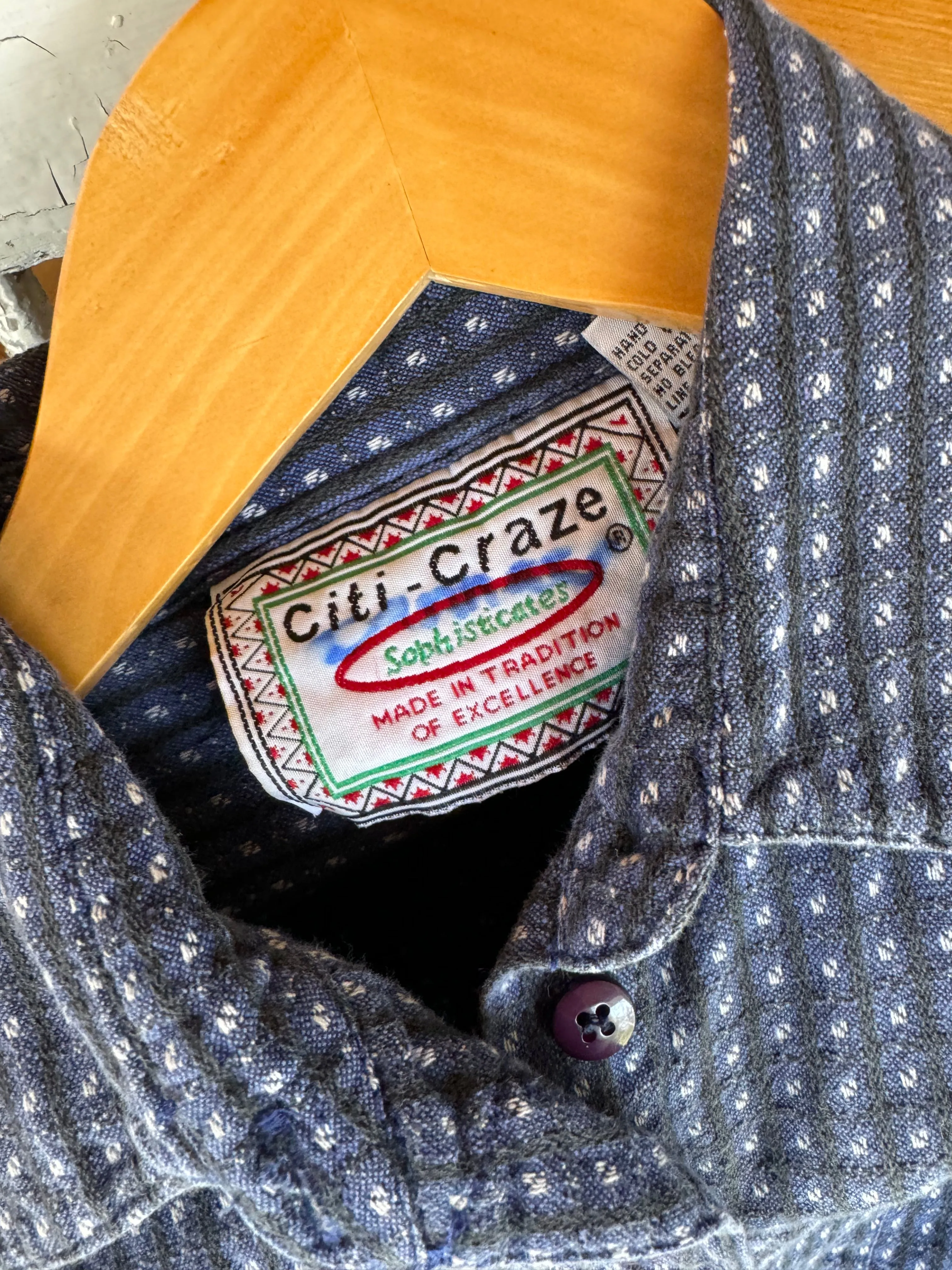 Vintage Super Soft Plaid Shirt - Blue   Black