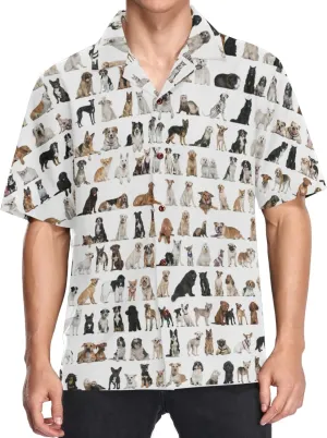 visesunny Stylish Men's Seasonal Hawaiian Casual Button Down Short Sleeve Shirt