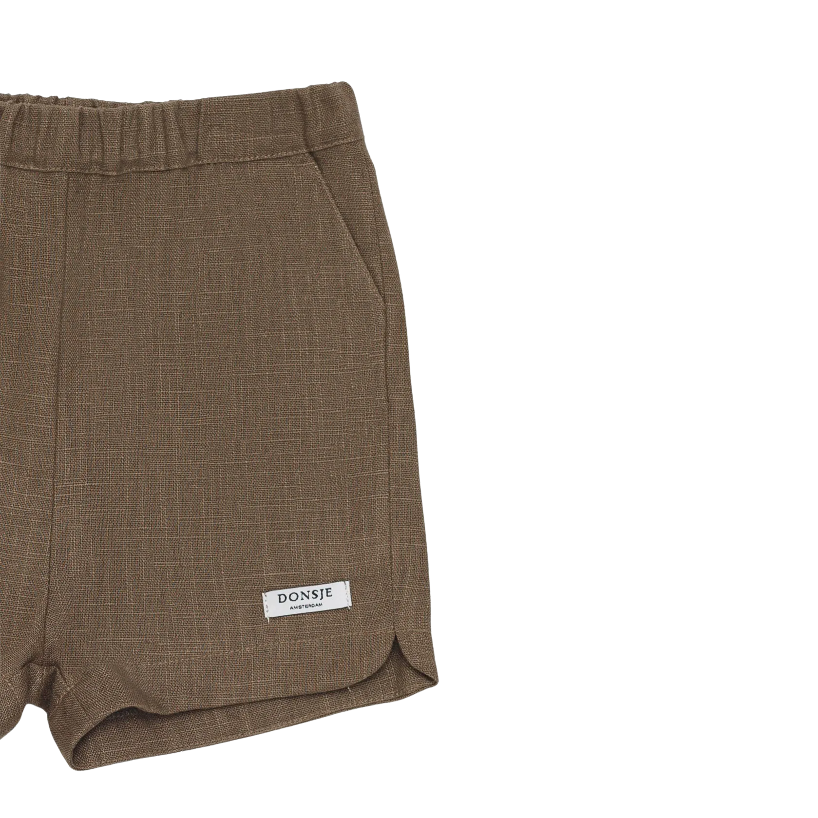 Wavel Linen Shorts | Brown