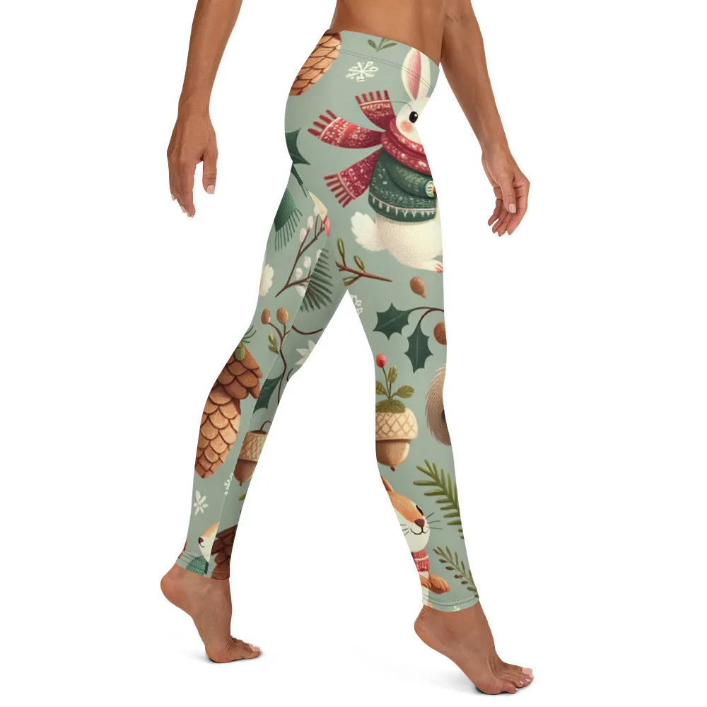 Whimsical Winter Wear Leggings