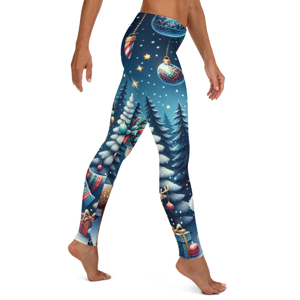 Whimsical Winter Wear Leggings