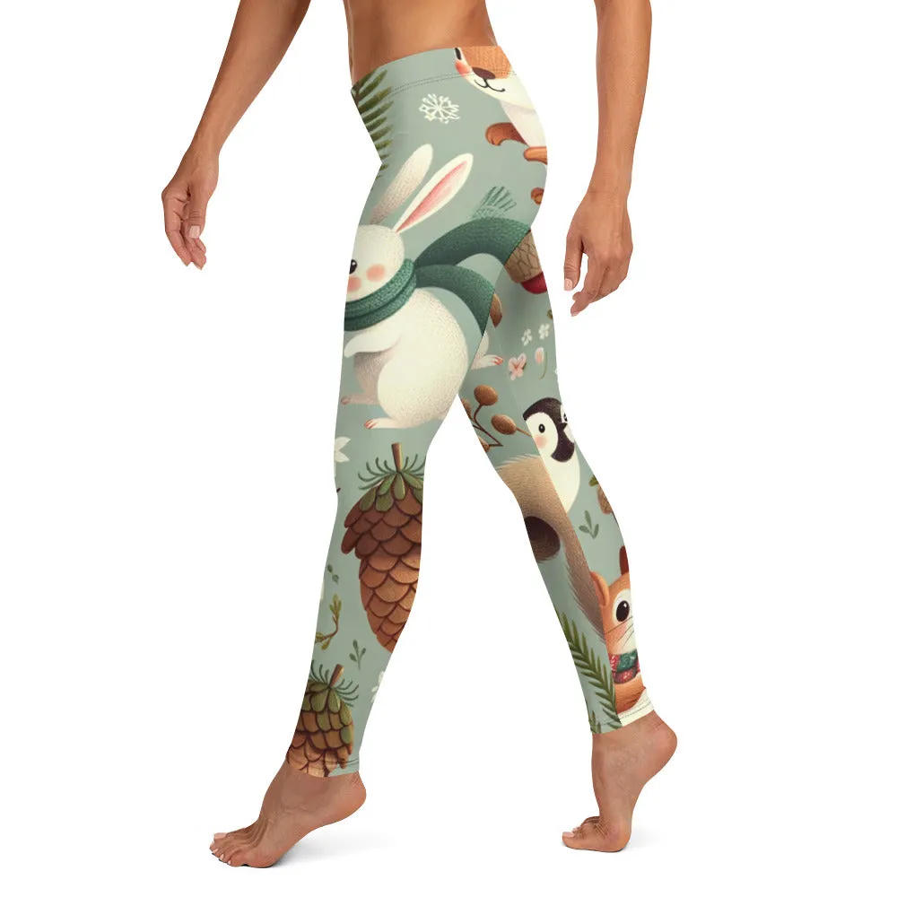 Whimsical Winter Wear Leggings