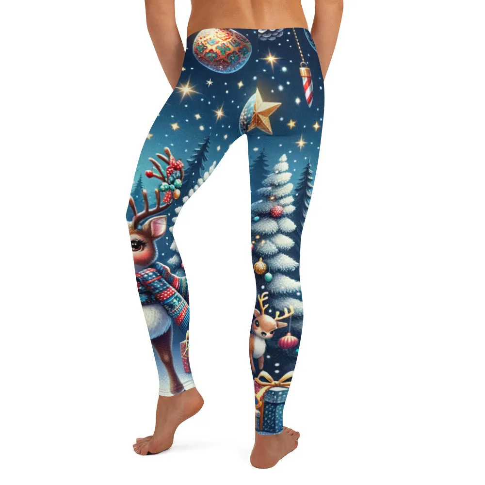 Whimsical Winter Wear Leggings
