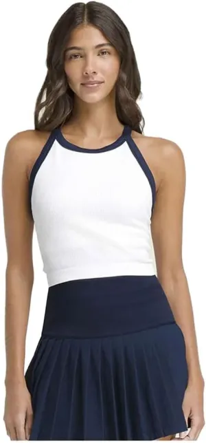 WILSON On The Daily Brami Tank Top - Bright White/Classic Navy