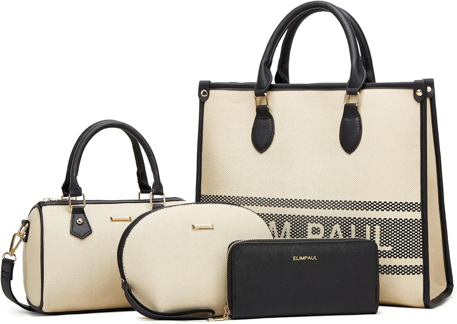 Women Fashion Handbag Wallet Tote Bag Shoulder Bag Top Handle Satchel Purse Set