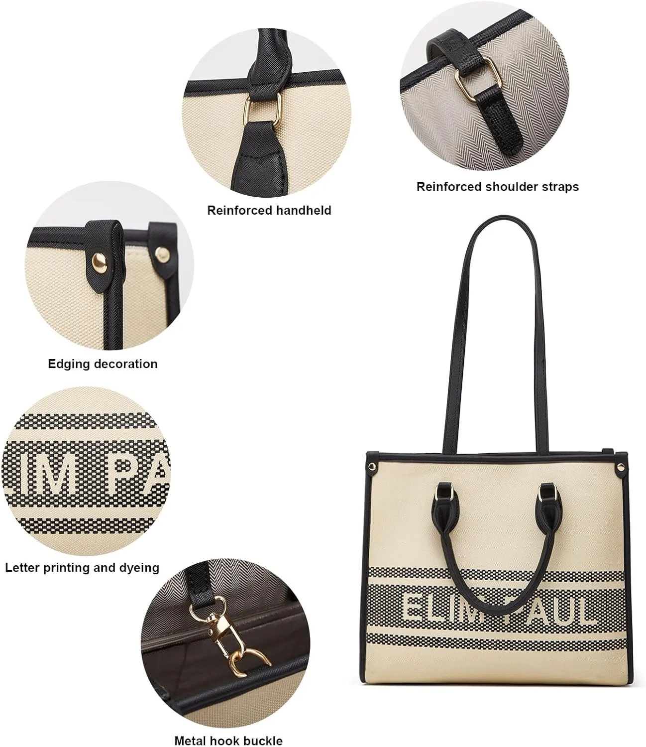 Women Fashion Handbag Wallet Tote Bag Shoulder Bag Top Handle Satchel Purse Set